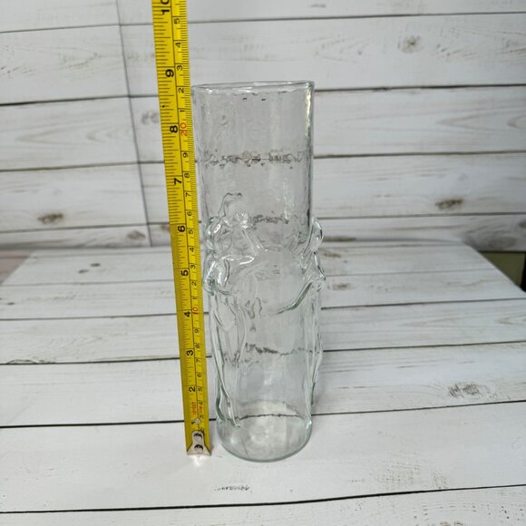 Vintage Libbey Le Femme 3d Naked Ladies 20 oz Clear Cocktail Glass Vase Barware - Picture 10 of 10